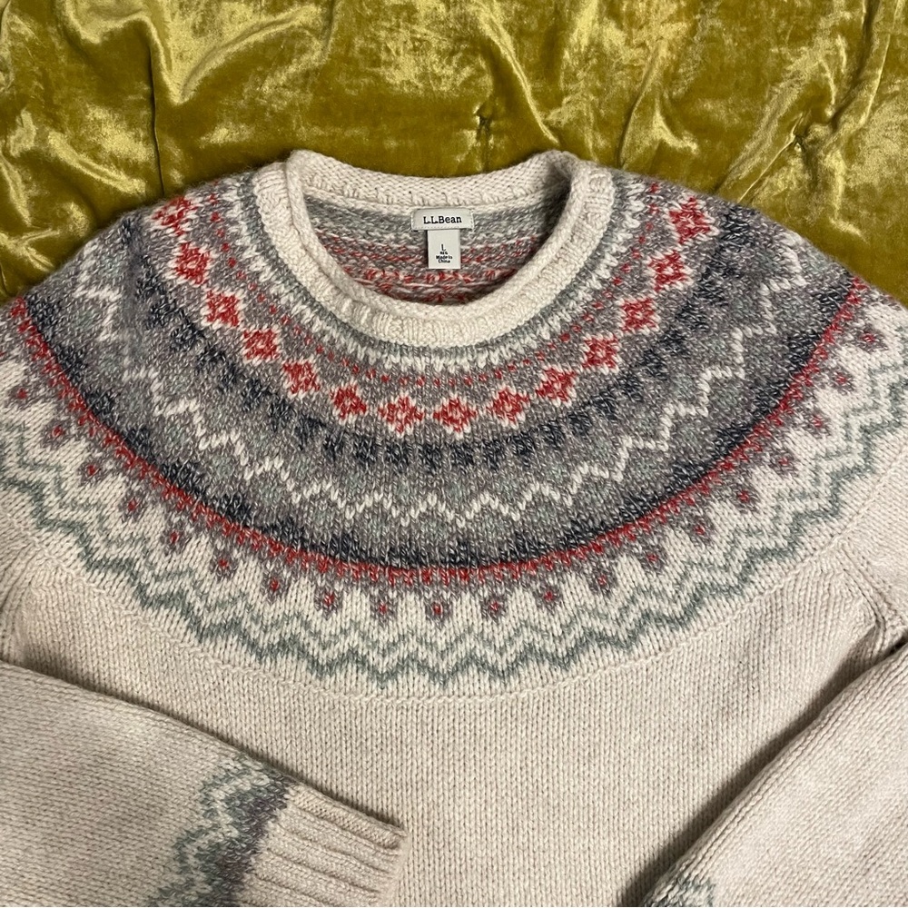 L.L. Bean Women’s Fair Isle Sweater